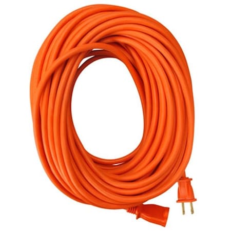 Master Electronics Extension Cord, Indoor/Outdoor, 1 Outlets, Orange, Vinyl, 25 ft 239301